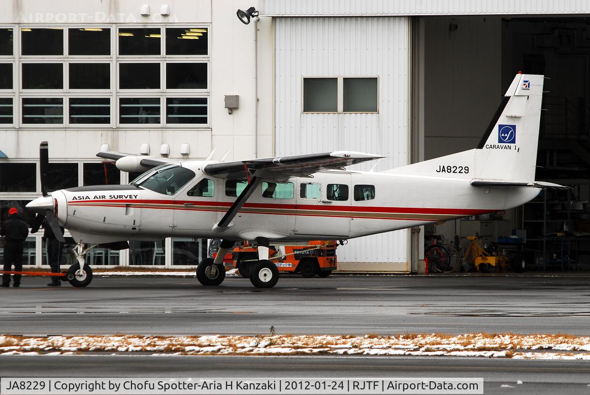 JA8229, 1988 Cessna 208 Caravan I C/N 208-00137, NikonD200+TAMRON AF 200-500mm F/5-6.3 LD IF