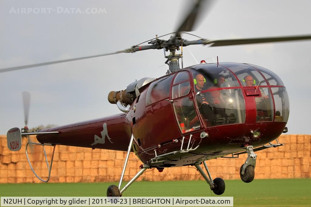 N2UH, 1973 Aerospatiale SA-319B Alouette III C/N 2050, Fascinating logo on tail boom!