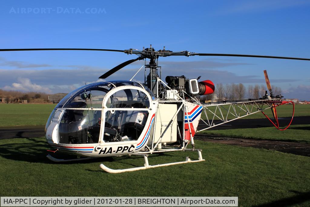 HA-PPC, 1960 Sud SA-313B Alouette II C/N 1500, Frequent visitor!