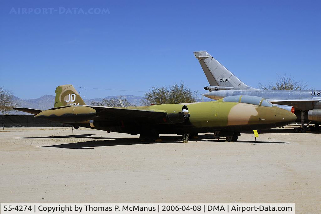 55-4274, Martin B-57E Canberra C/N 376, Pima Air & Space Museum, Tucson, AZ.,