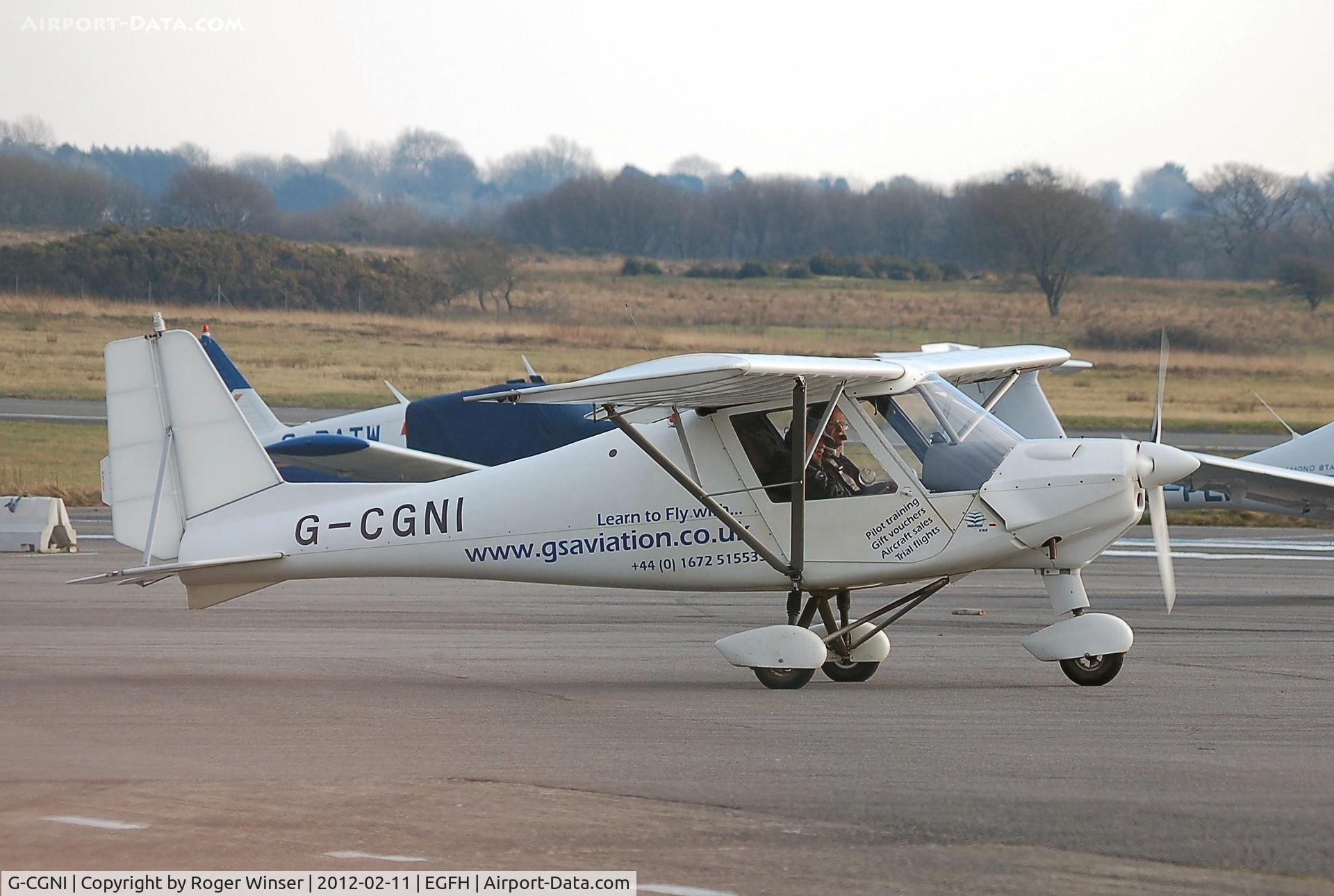 G-CGNI, 2010 Comco Ikarus C42 FB80 C/N 1005-7108, Visiting C42 of GS Aviation.