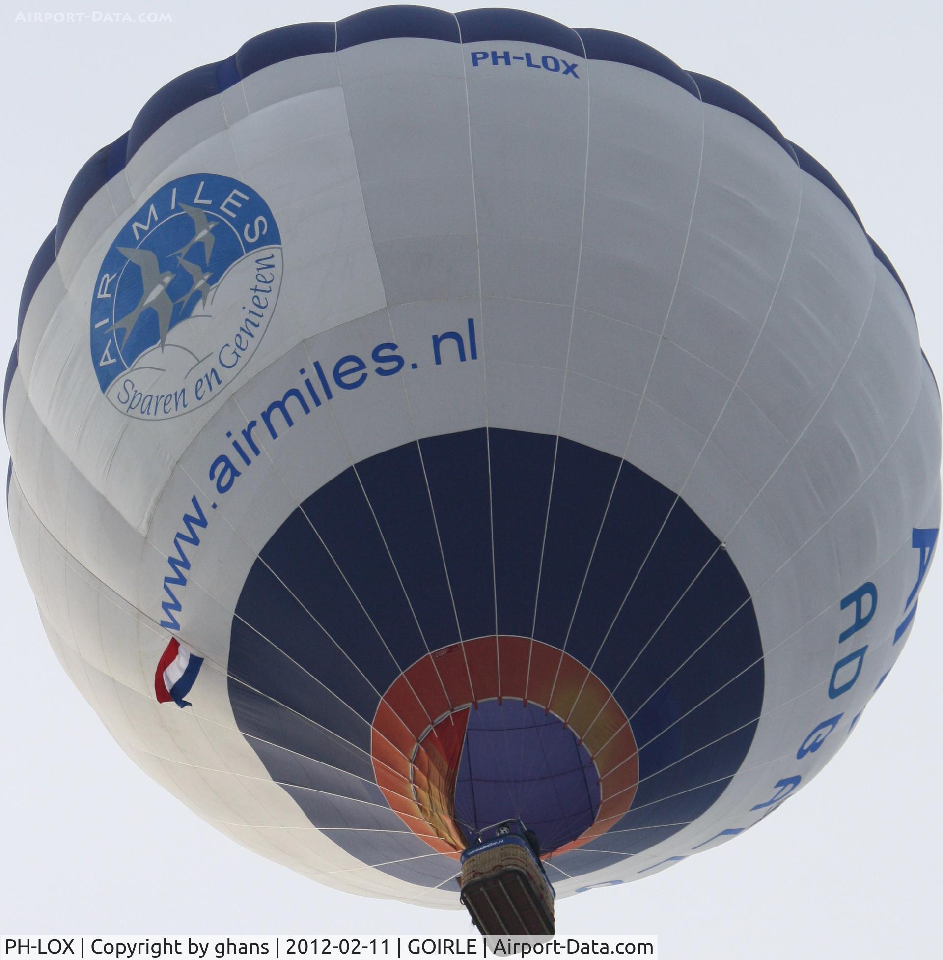 PH-LOX, Thund/Colt 105 A C/N 2341, Ad Ballon Cup 2012 Goirle