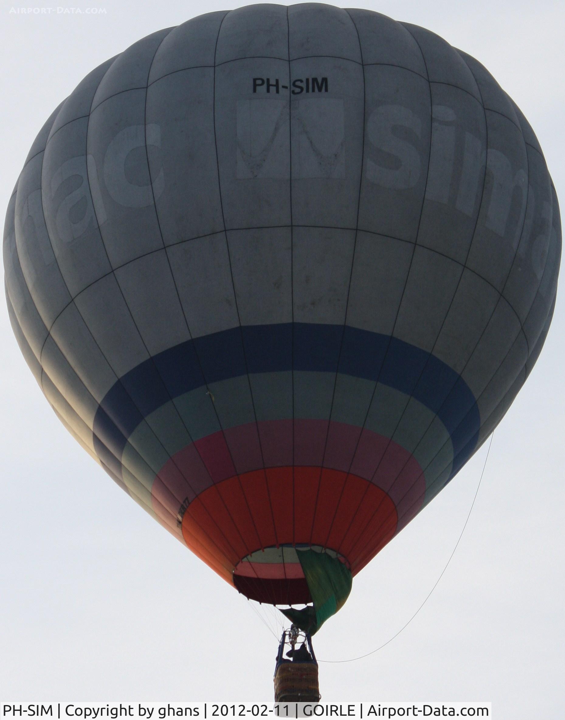 PH-SIM, Thunder AX7-77 Z C/N 884, Ad Ballon Cup 2012 Goirle