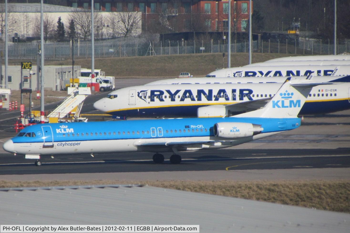PH-OFL, 1993 Fokker 100 (F-28-0100) C/N 11444, 