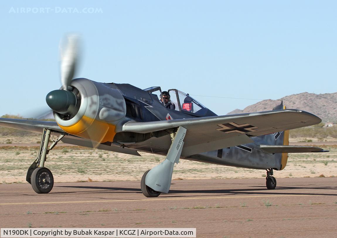 N190DK, Arado FW190A-5 C/N 1134, Test
