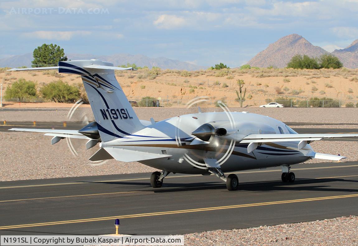 N191SL, 2009 Piaggio P-180 Avanti II C/N 1194, Scotsdale