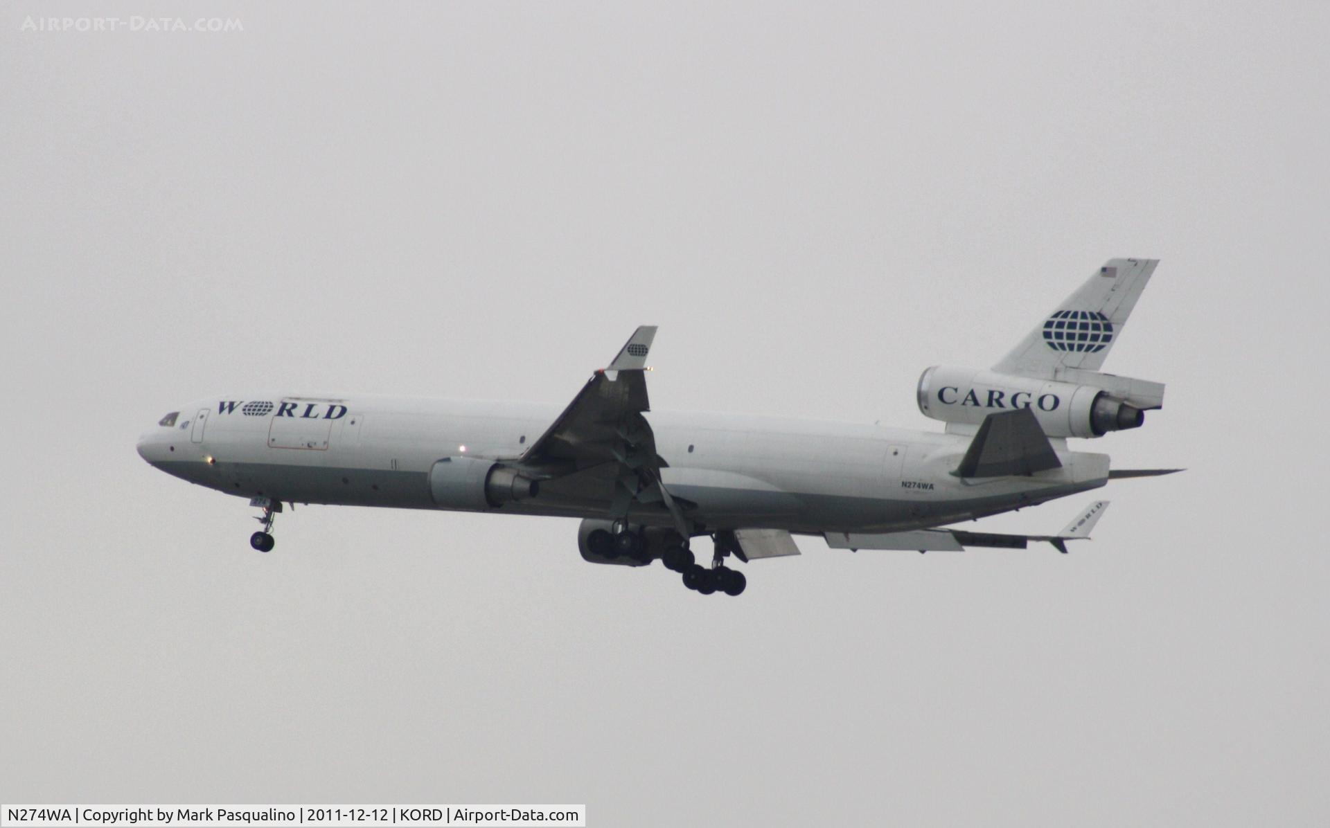 N274WA, 1994 McDonnell Douglas MD-11F C/N 48633, MD-11F