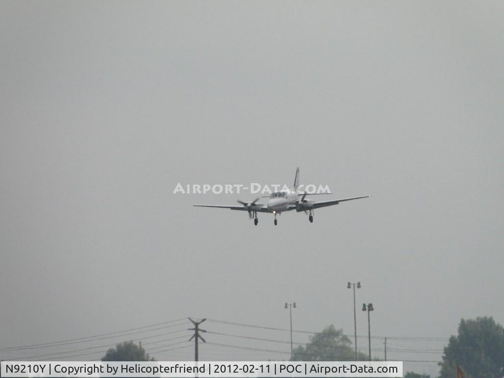 N9210Y, 1983 Piper PA-31P-350 Mojave C/N 31P-8414007, On final for 26L in a light mist