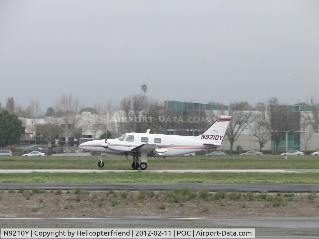 N9210Y, 1983 Piper PA-31P-350 Mojave C/N 31P-8414007, Touching down on runway 26L