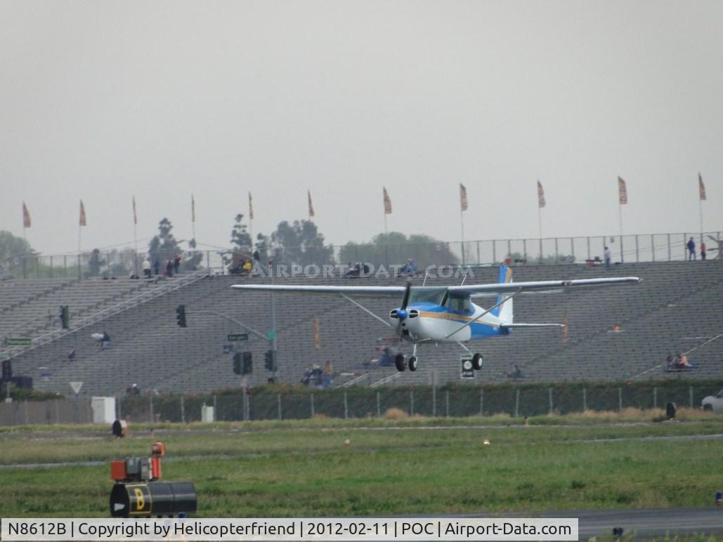 N8612B, 1957 Cessna 172 C/N 36312, Landing on 26L