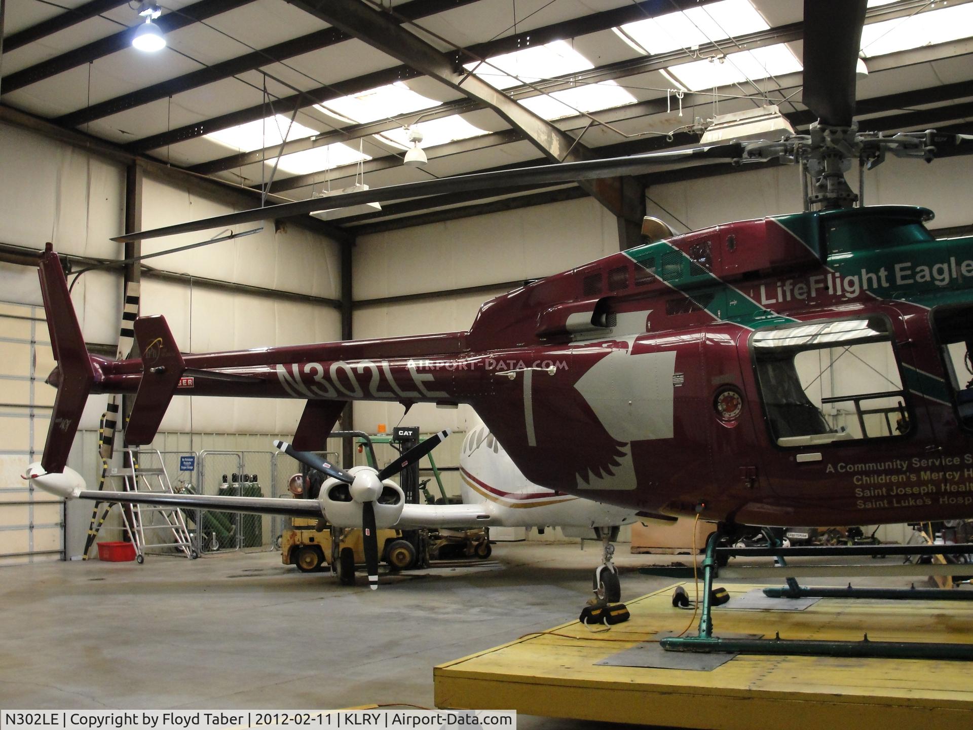 N302LE, 2003 Bell 407GX C/N 53572, On the dolly