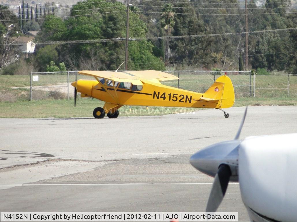 N4152N, 1989 Piper PA-18-150 Super Cub C/N 1809028, Waiting to take off