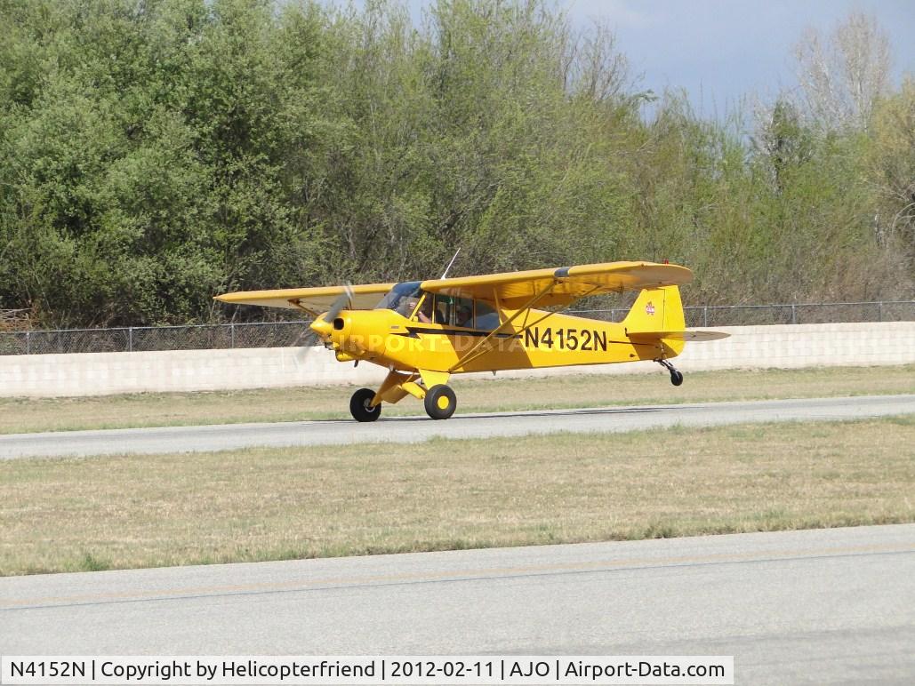 N4152N, 1989 Piper PA-18-150 Super Cub C/N 1809028, Tail up and rolling