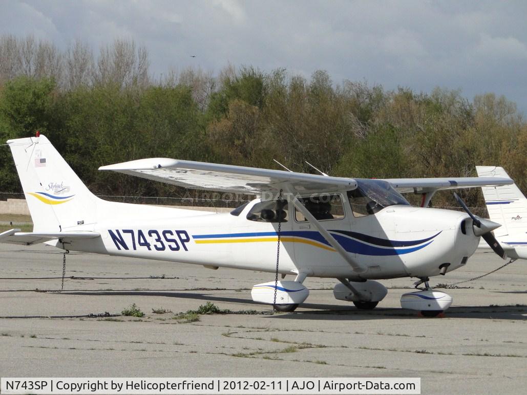 N743SP, 2000 Cessna 172S C/N 172S8675, Tied down & parked