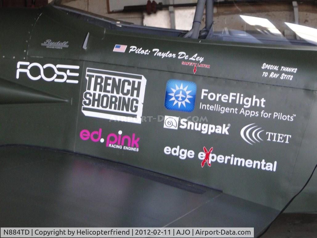 N884TD, Vans RV-4 C/N 4314, Advertising sponsors