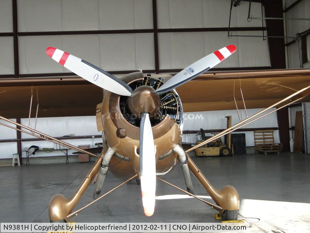 N9381H, 1944 Howard Aircraft DGA-15P C/N 1013, The Pratt & Whitney R-985 Wasp Junior is a series of nine-cylinder air-cooled radial aircraft engines built from the 1930s to the 1950s, and has a displacement of 985 cu in
