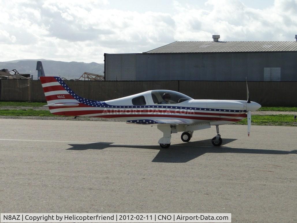 N8AZ, Lancair 360 C/N 327, Taxiing towards the hangers