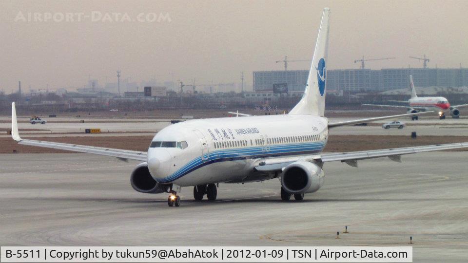 B-5511, 2010 Boeing 737-85C C/N 37576, Xiamen Airlines Boeing 737-800