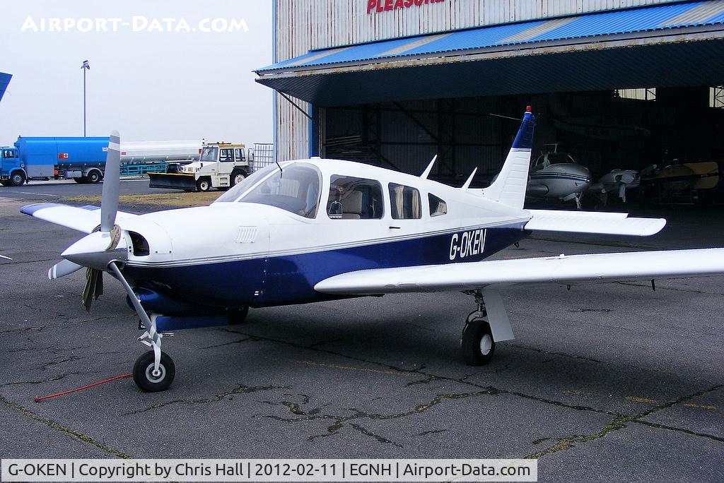G-OKEN, 1977 Piper PA-28R-201T Cherokee Arrow III C/N 28R-7703390, privately owned