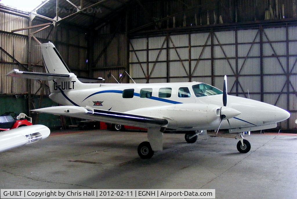 G-UILT, 1984 Cessna T303 Crusader C/N T303-00280, inside the Westair hangar