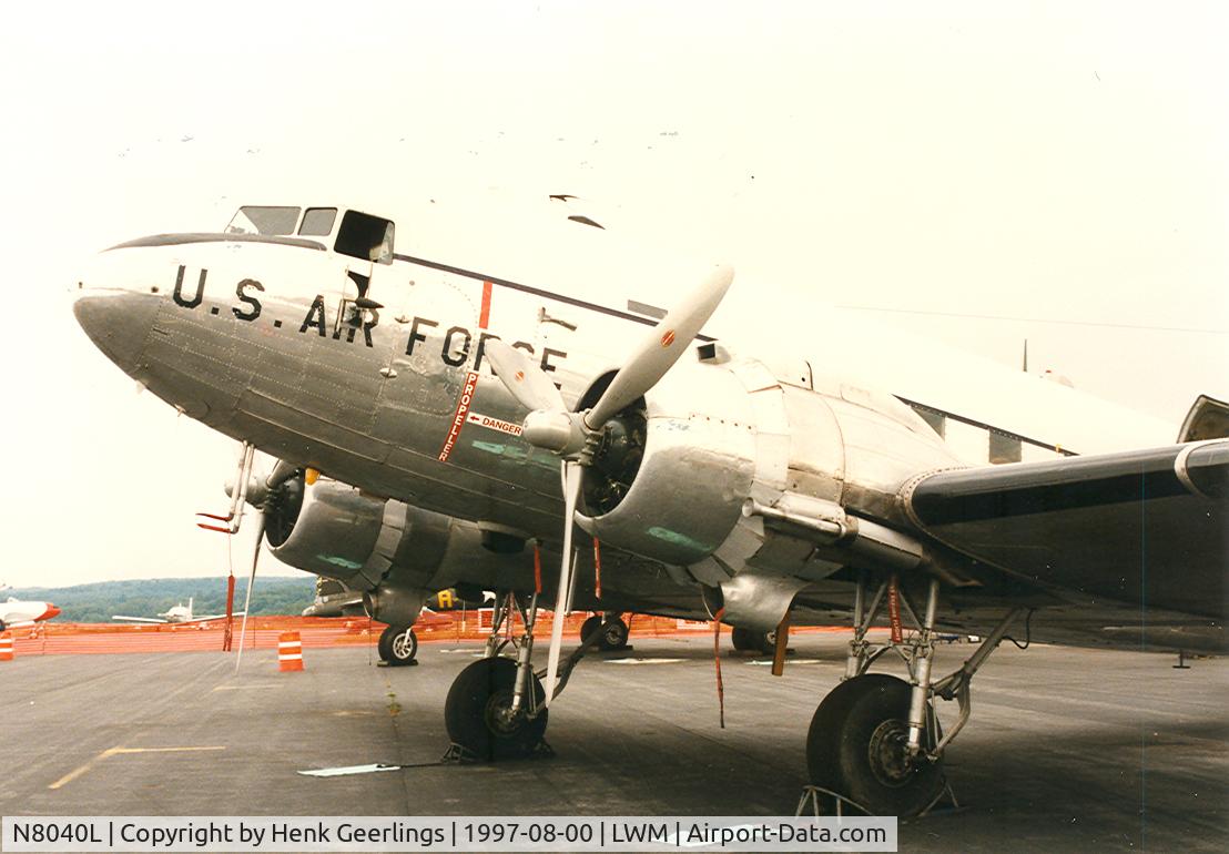 N8040L, 1945 Douglas C-47 C/N 45-972, Atlantic Warbirds Assoc. , Lawrence , MA