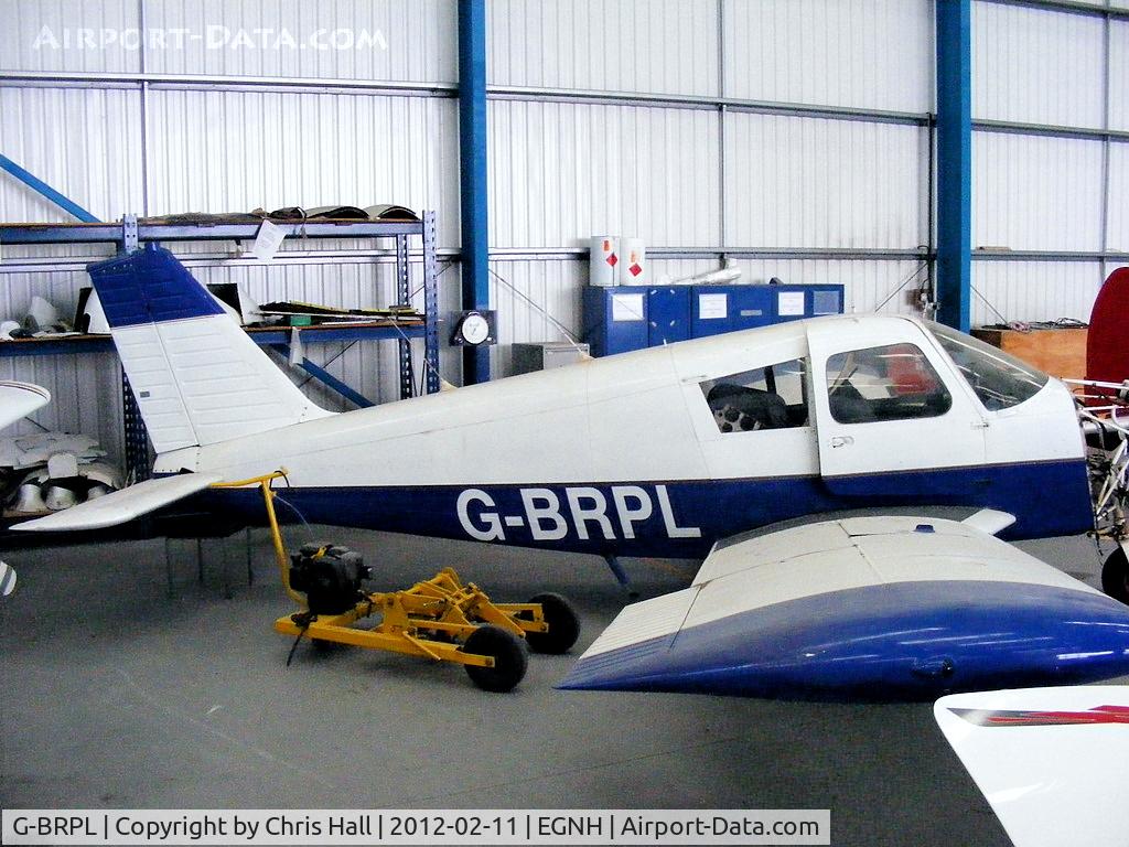 G-BRPL, 1972 Piper PA-28-140 Cherokee Cruiser C/N 28-7325160, inside the Silverstar Maintenance services hangar