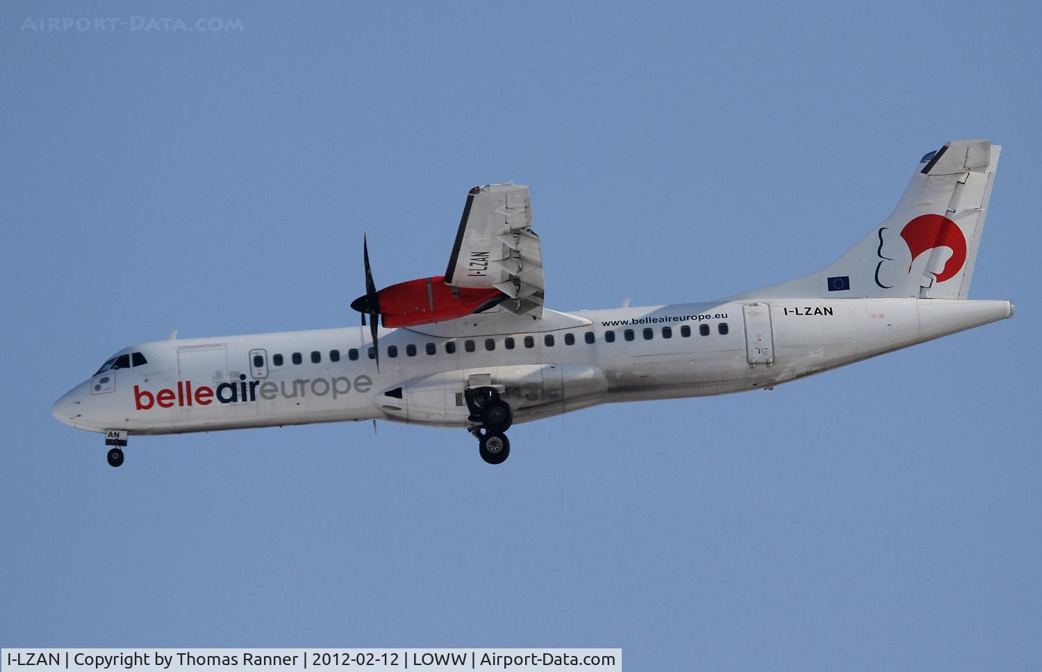 I-LZAN, 2010 ATR 72-212A C/N 908, Belle Air Europe ATR 72