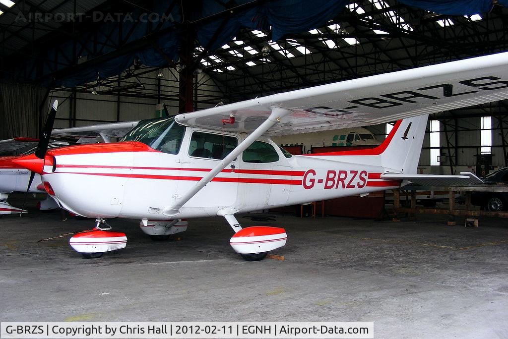 G-BRZS, 1981 Cessna 172P C/N 172-75004, inside the Fly Blackpool hangar