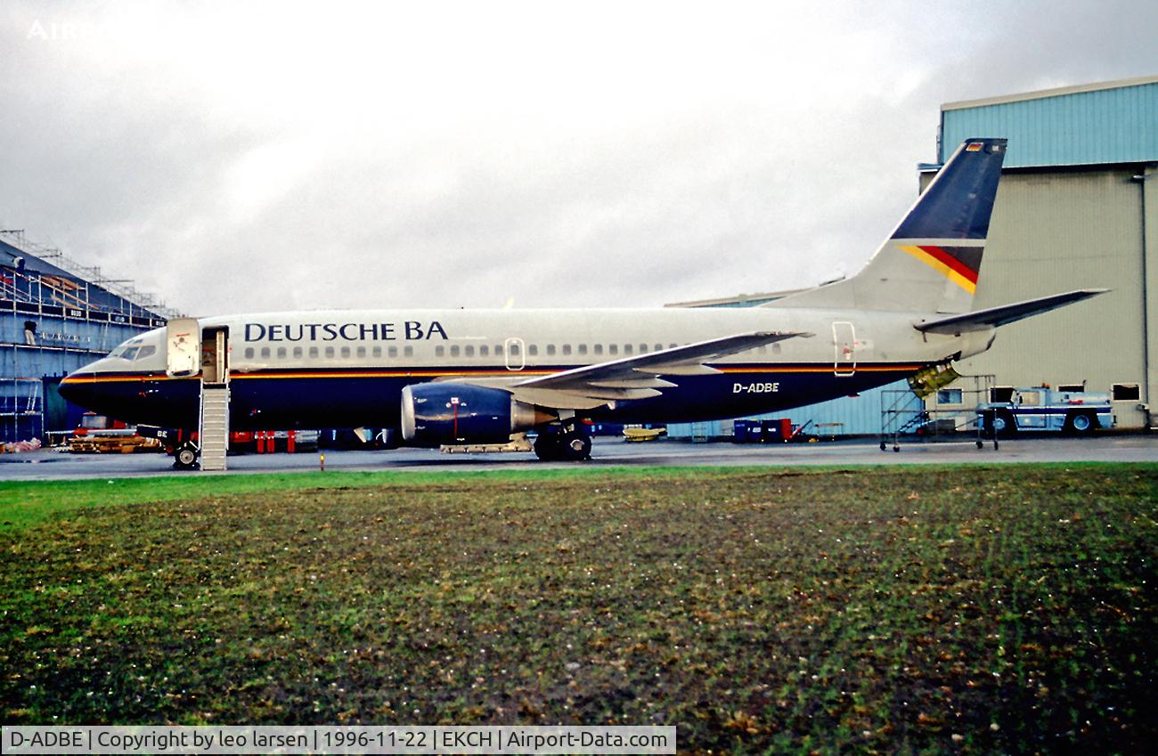 D-ADBE, 1989 Boeing 737-3L9 C/N 24569, Copenhagen Kastrup 22.11.96