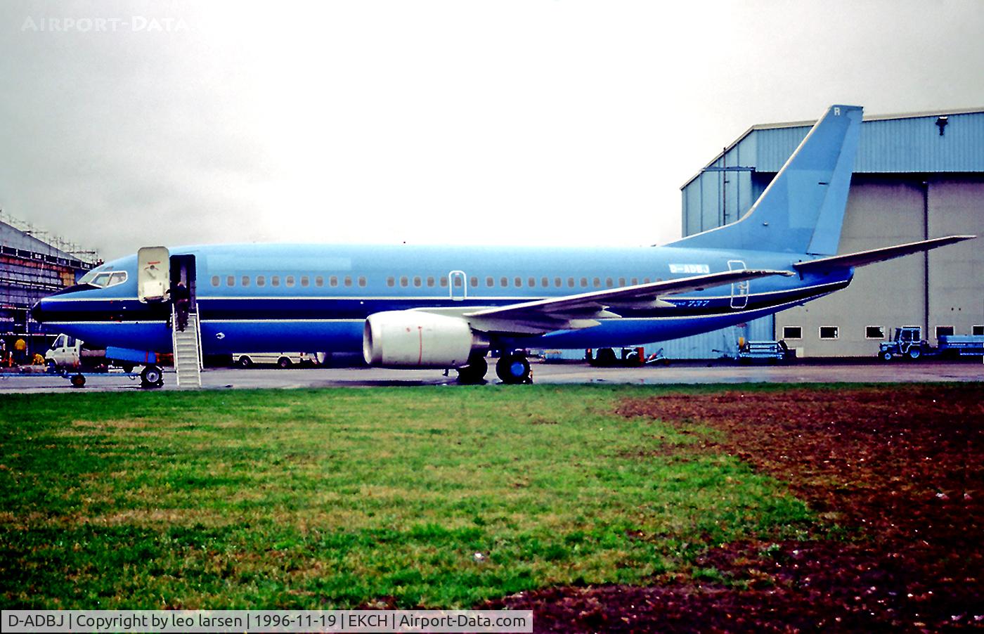 D-ADBJ, 1995 Boeing 737-3L9 C/N 27833, Copenhagen Kastrup 19.11.96