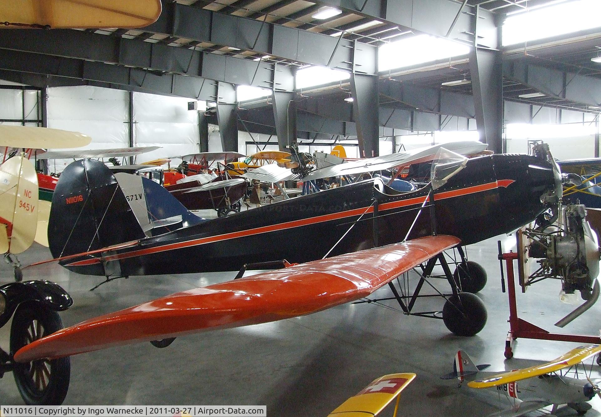 N11016, 1931 Spartan C2-60 C/N J-3, Spartan C2-60 at the Western Antique Aeroplane and Automobile Museum, Hood River OR