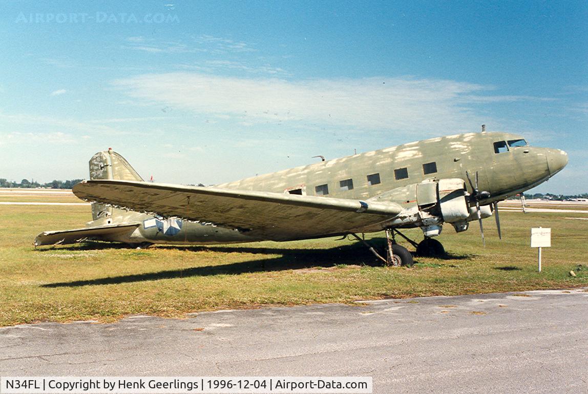 N34FL, 1942 Douglas DC3C C/N 4790, 391st Bomb Group Restaurant , West Palm Beach