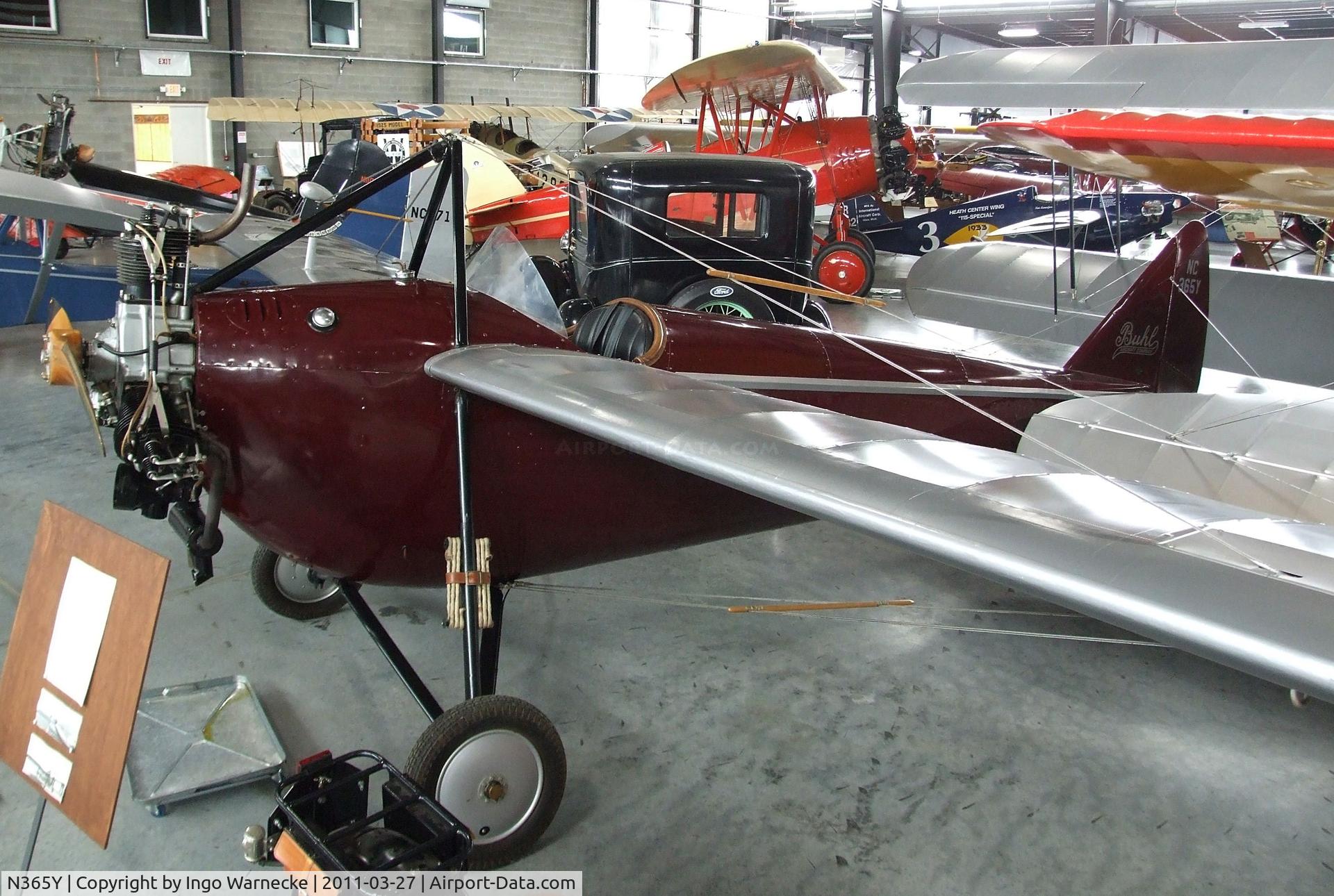 N365Y, 1931 Buhl LA-1 C/N 154, Buhl LA-1 Bull Pup at the Western Antique Aeroplane and Automobile Museum, Hood River OR