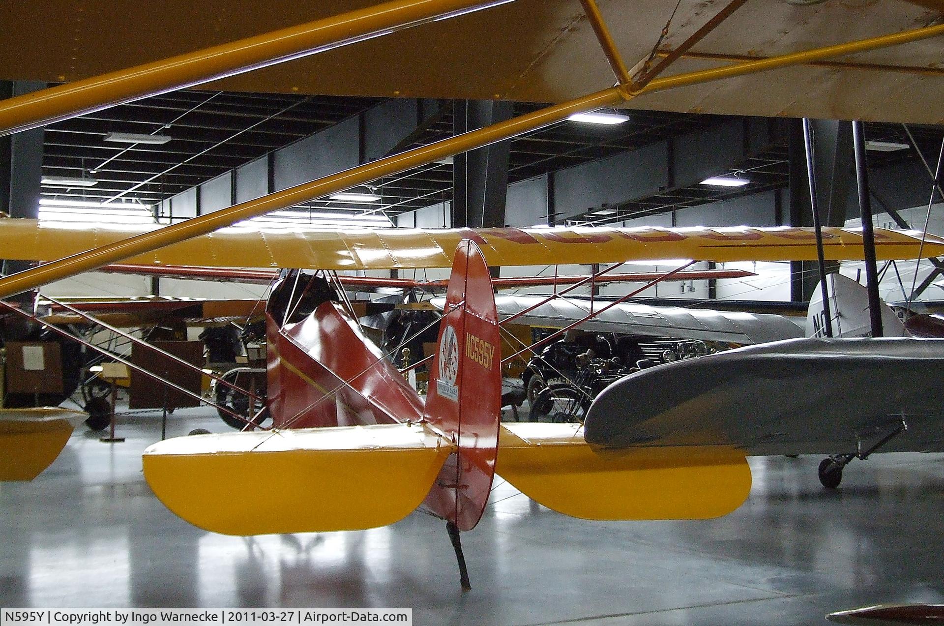 N595Y, 1931 American Eagle Eaglet B-31 C/N 1103, American Eagle Eaglet B-31 at the Western Antique Aeroplane and Automobile Museum, Hood River OR