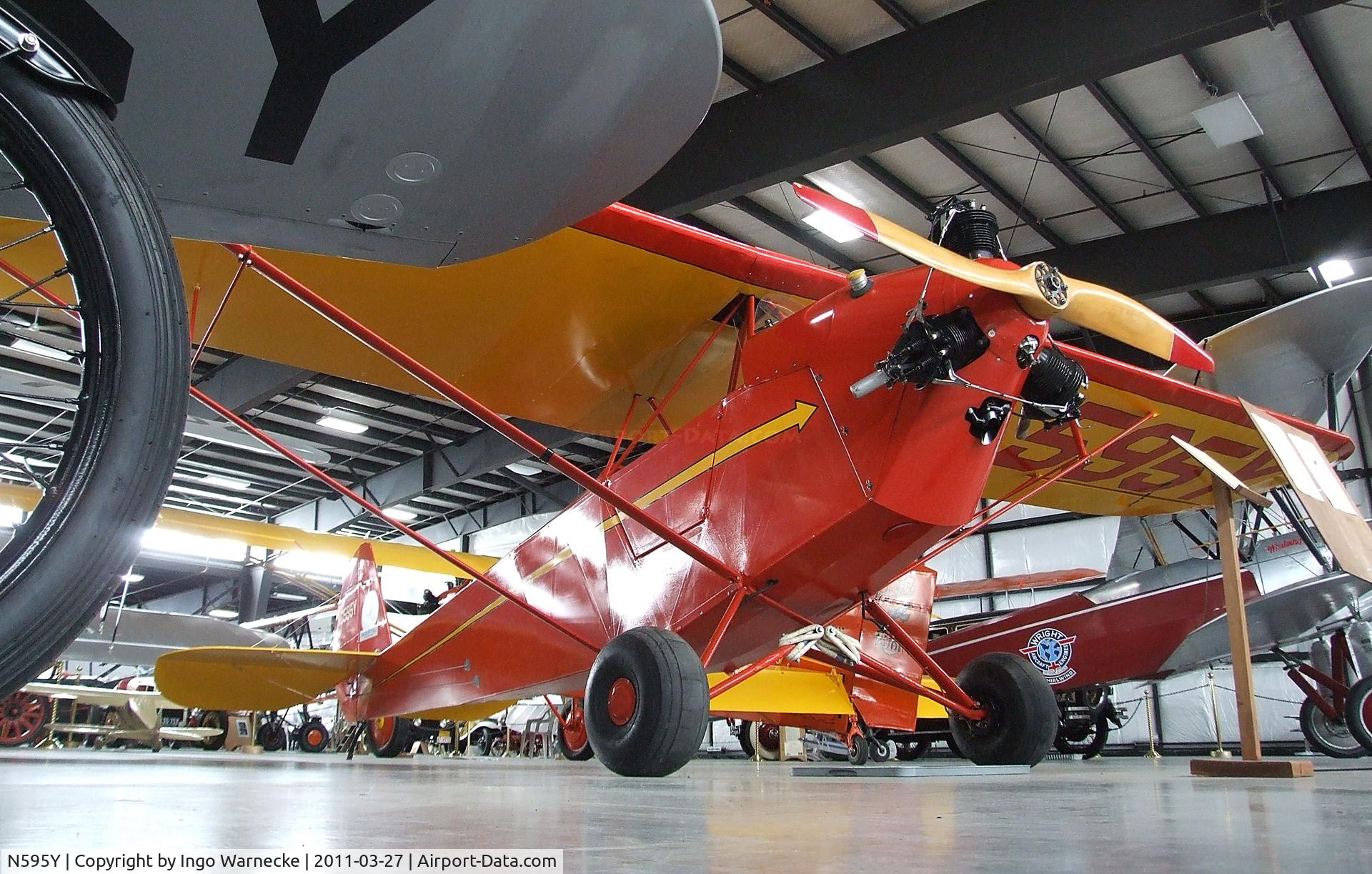 N595Y, 1931 American Eagle Eaglet B-31 C/N 1103, American Eagle Eaglet B-31 at the Western Antique Aeroplane and Automobile Museum, Hood River OR