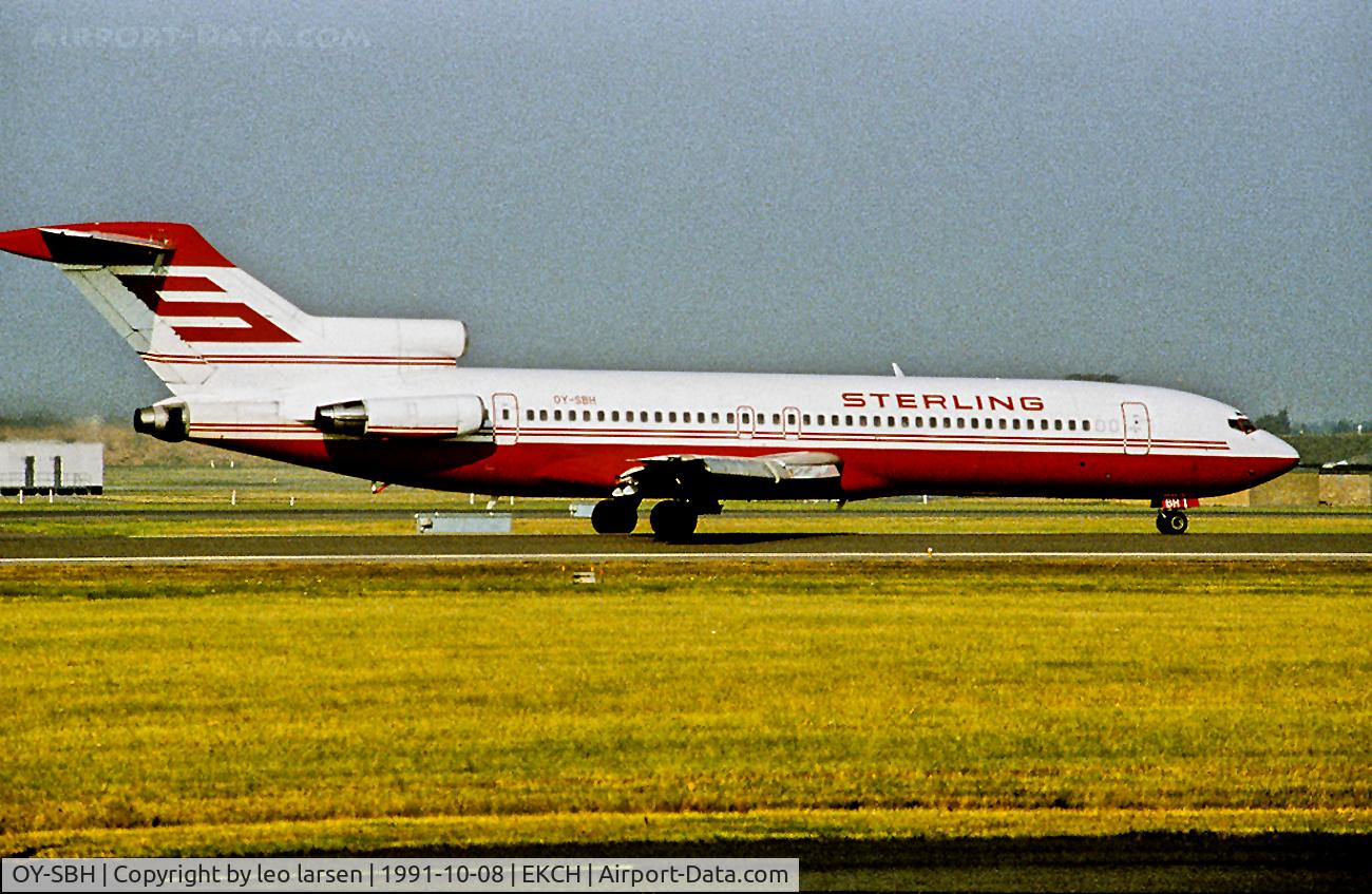 OY-SBH, 1981 Boeing 727-2B7 C/N 22164, Copenhagen Kastrup 8.10.91