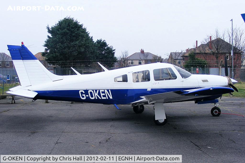 G-OKEN, 1977 Piper PA-28R-201T Cherokee Arrow III C/N 28R-7703390, privately owned