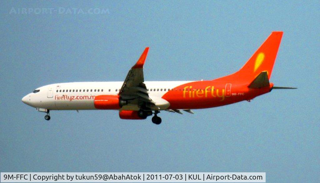 9M-FFC, 2007 Boeing 737-86N C/N 32690/2250, Firefly before change to Malaysia Airlines livery