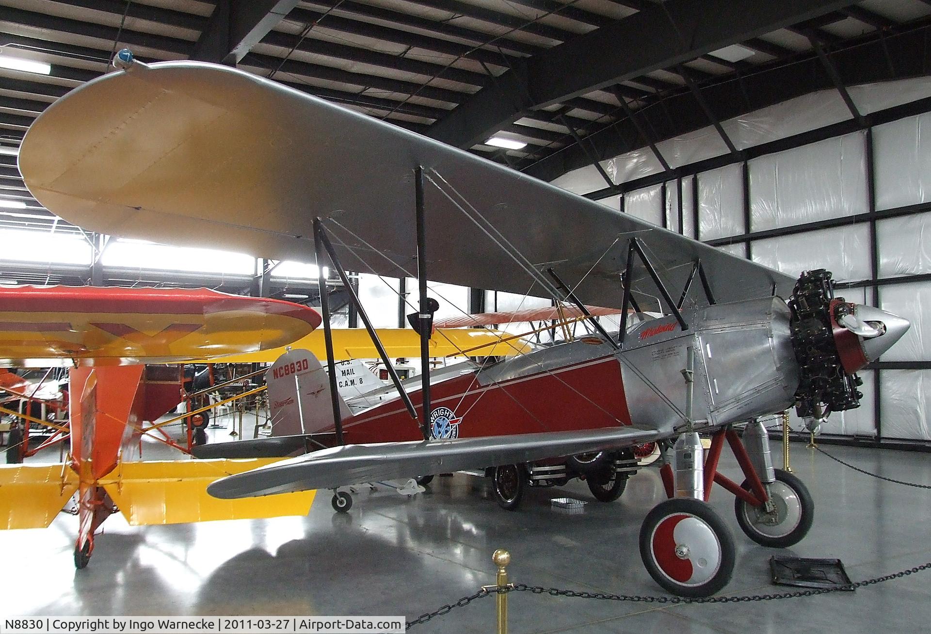 N8830, 1928 Stearman C3-B Sport Commercial C/N 244, Stearman C3-B at the Western Antique Aeroplane and Automobile Museum, Hood River OR