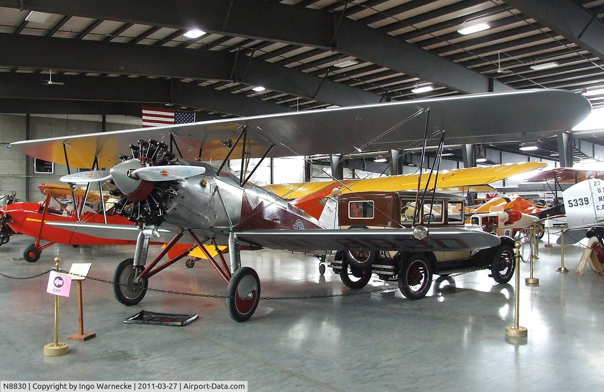 N8830, 1928 Stearman C3-B Sport Commercial C/N 244, Stearman C3-B at the Western Antique Aeroplane and Automobile Museum, Hood River OR