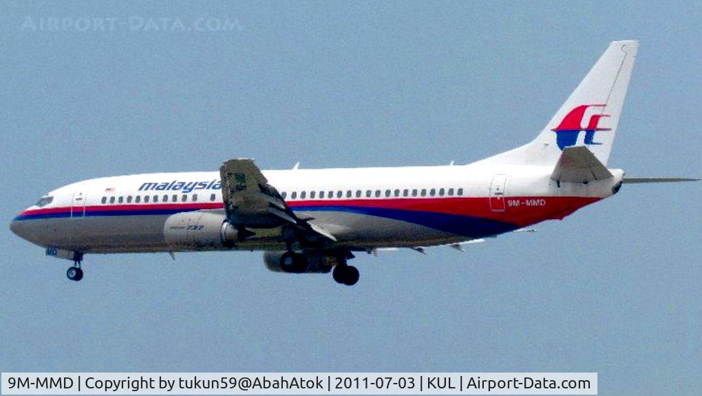 9M-MMD, 1992 Boeing 737-4H6 C/N 26464, Malaysia Airlines