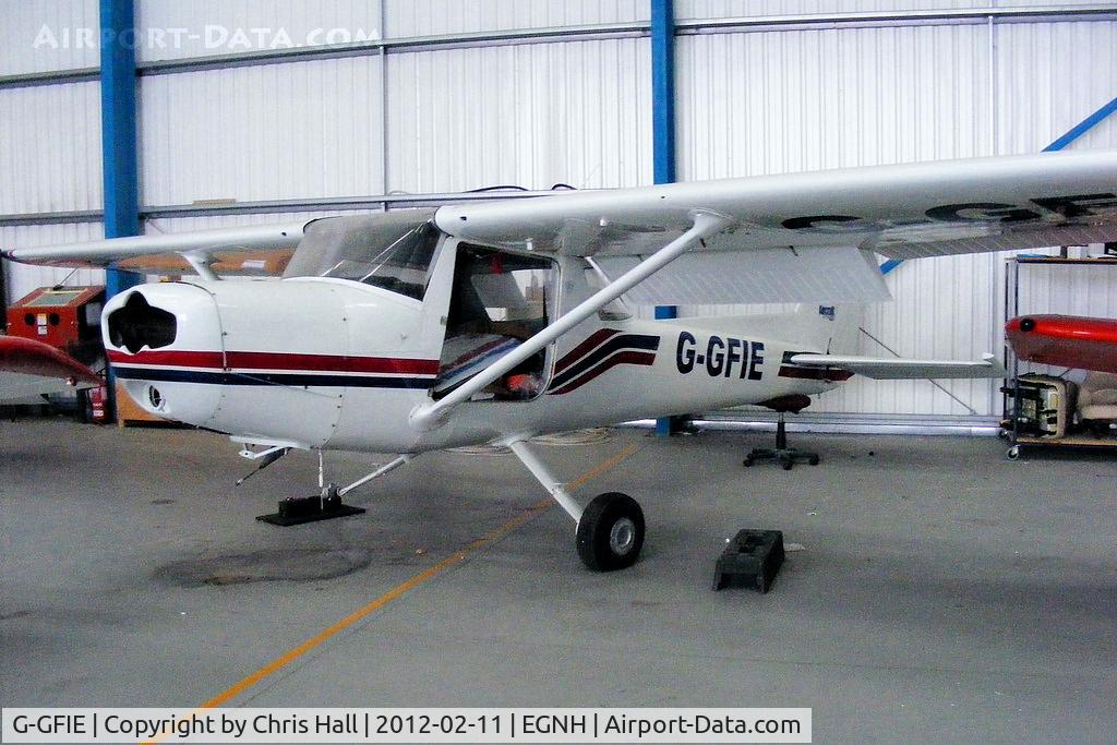 G-GFIE, 1978 Cessna 152 C/N 152-81906, inside the Silverstar Maintenance services hangar