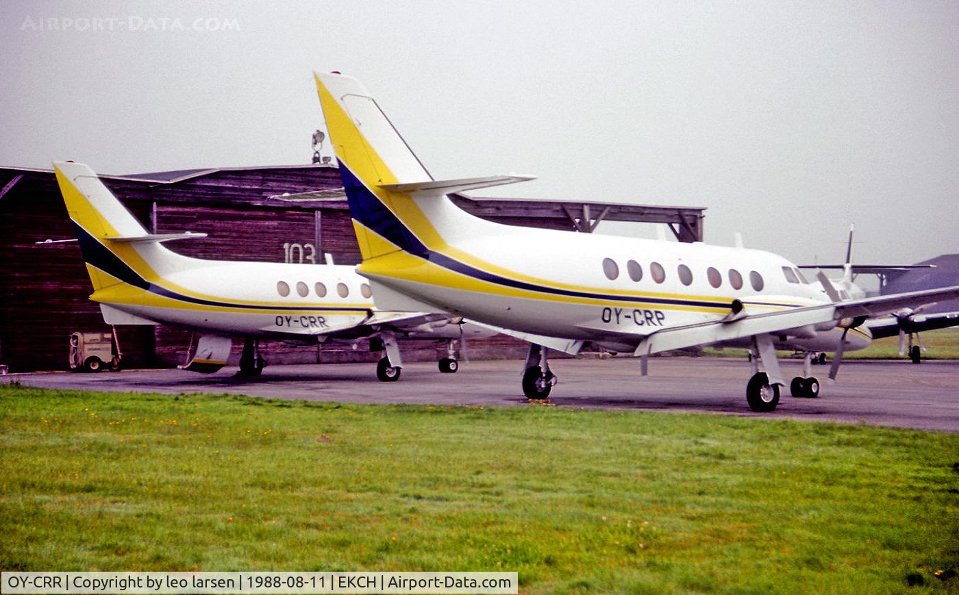 OY-CRR, 1969 Handley Page HP137 Jetstream  1 C/N 217, OY-CRR + CRP Copenhagen Kastrup 11.8.88
