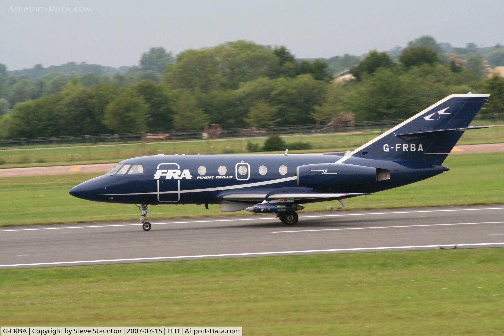 G-FRBA, 1970 Dassault Falcon 20 C/N 178, FRADU Display at Royal International Air Tattoo 2007