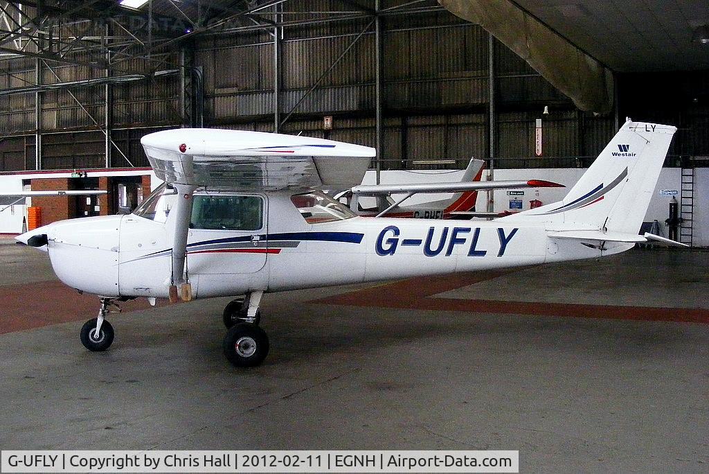 G-UFLY, 1967 Reims Cessna F150H C/N 0264, inside the Westair hangar