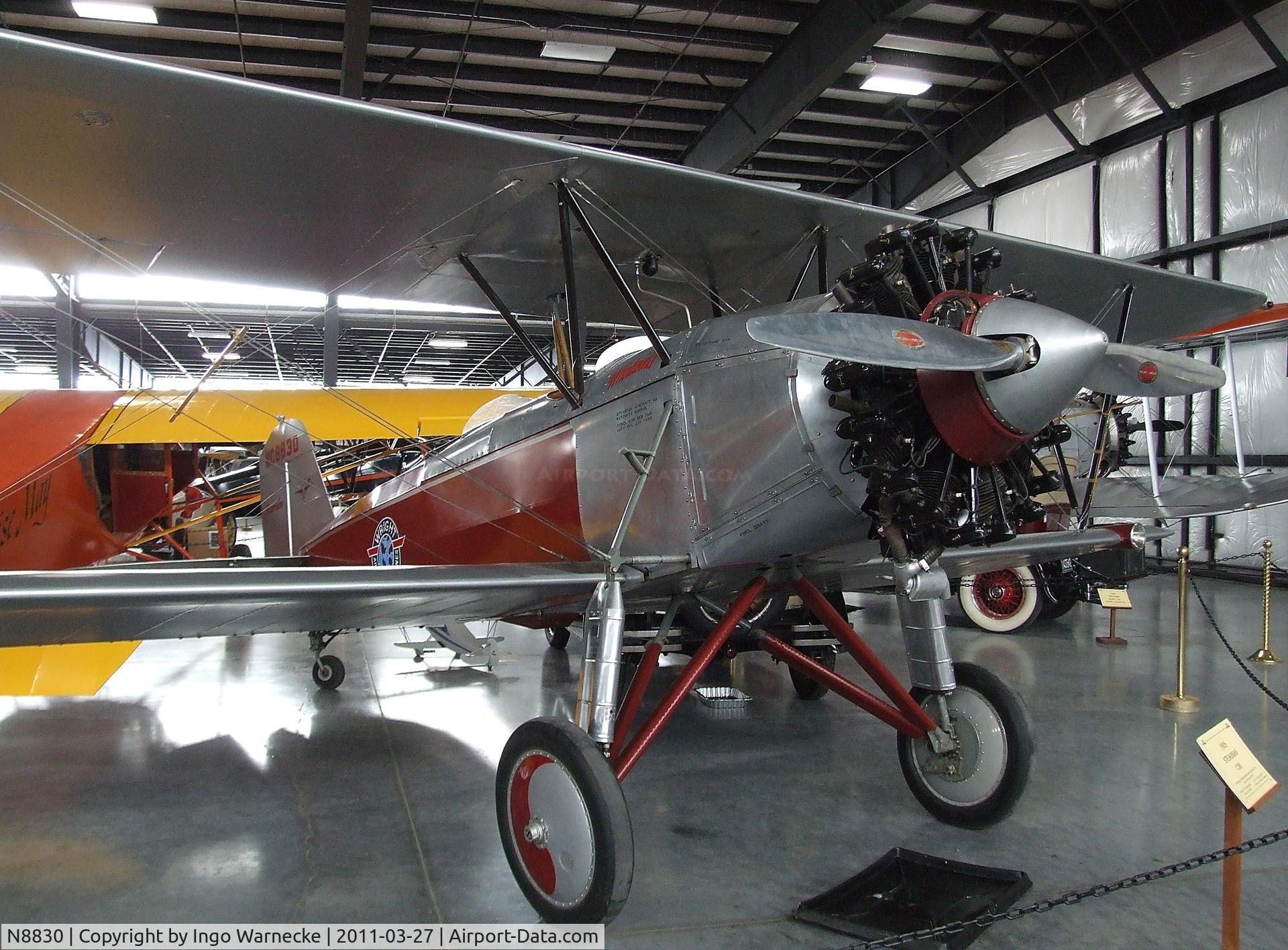 N8830, 1928 Stearman C3-B Sport Commercial C/N 244, Stearman C3-B at the Western Antique Aeroplane and Automobile Museum, Hood River OR