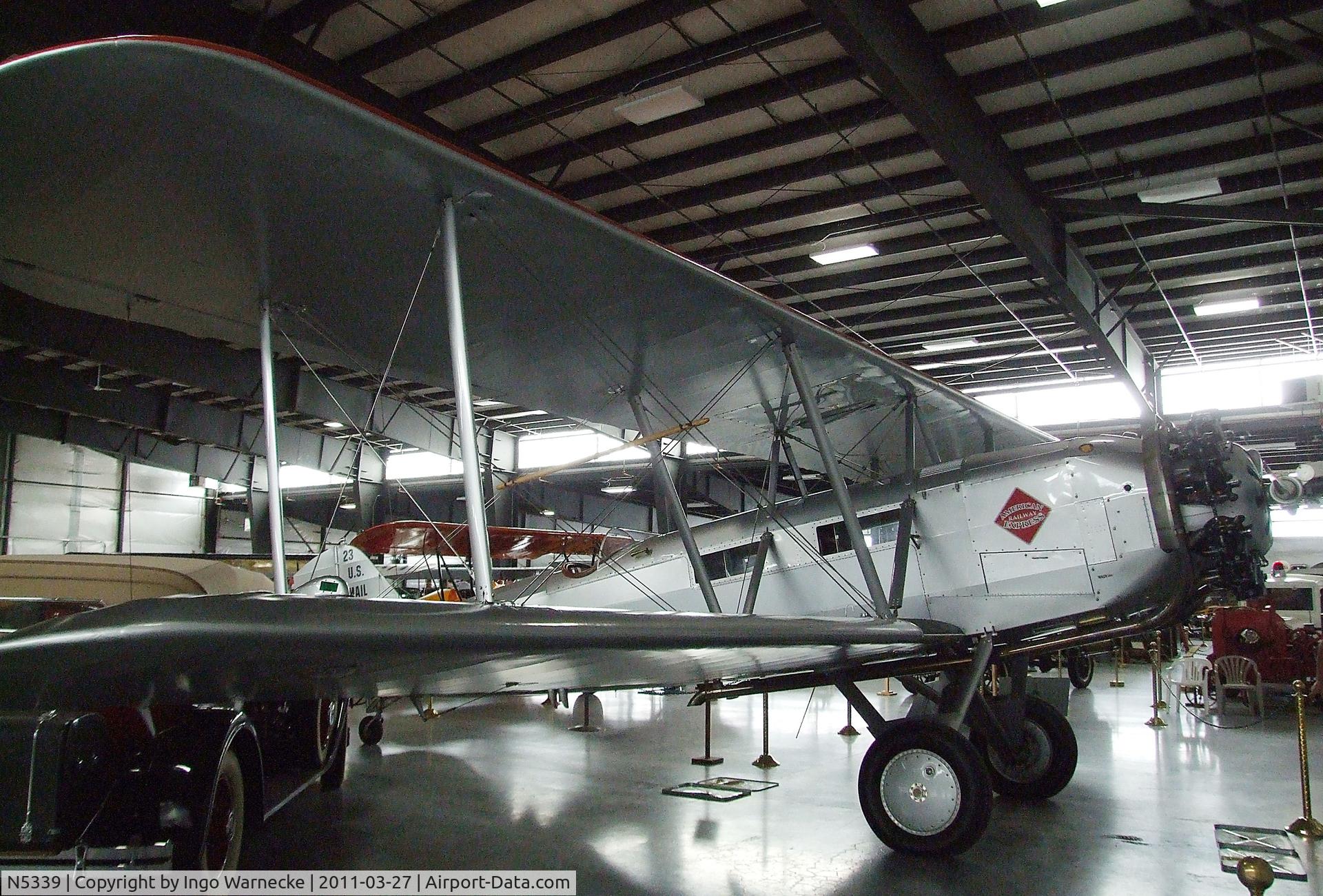 N5339, 1928 Boeing 40C C/N 1043, Boeing 40-C at the Western Antique Aeroplane and Automobile Museum, Hood River OR