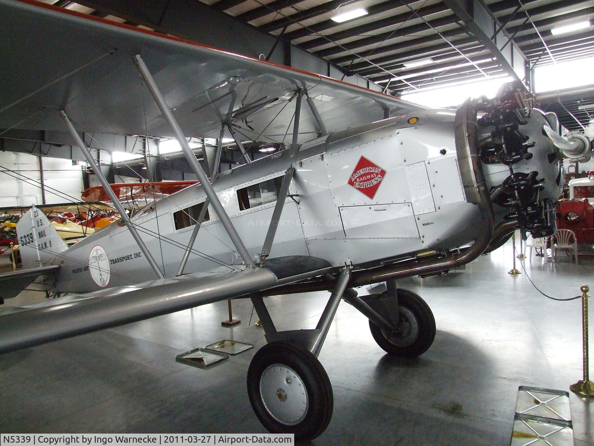N5339, 1928 Boeing 40C C/N 1043, Boeing 40-C at the Western Antique Aeroplane and Automobile Museum, Hood River OR