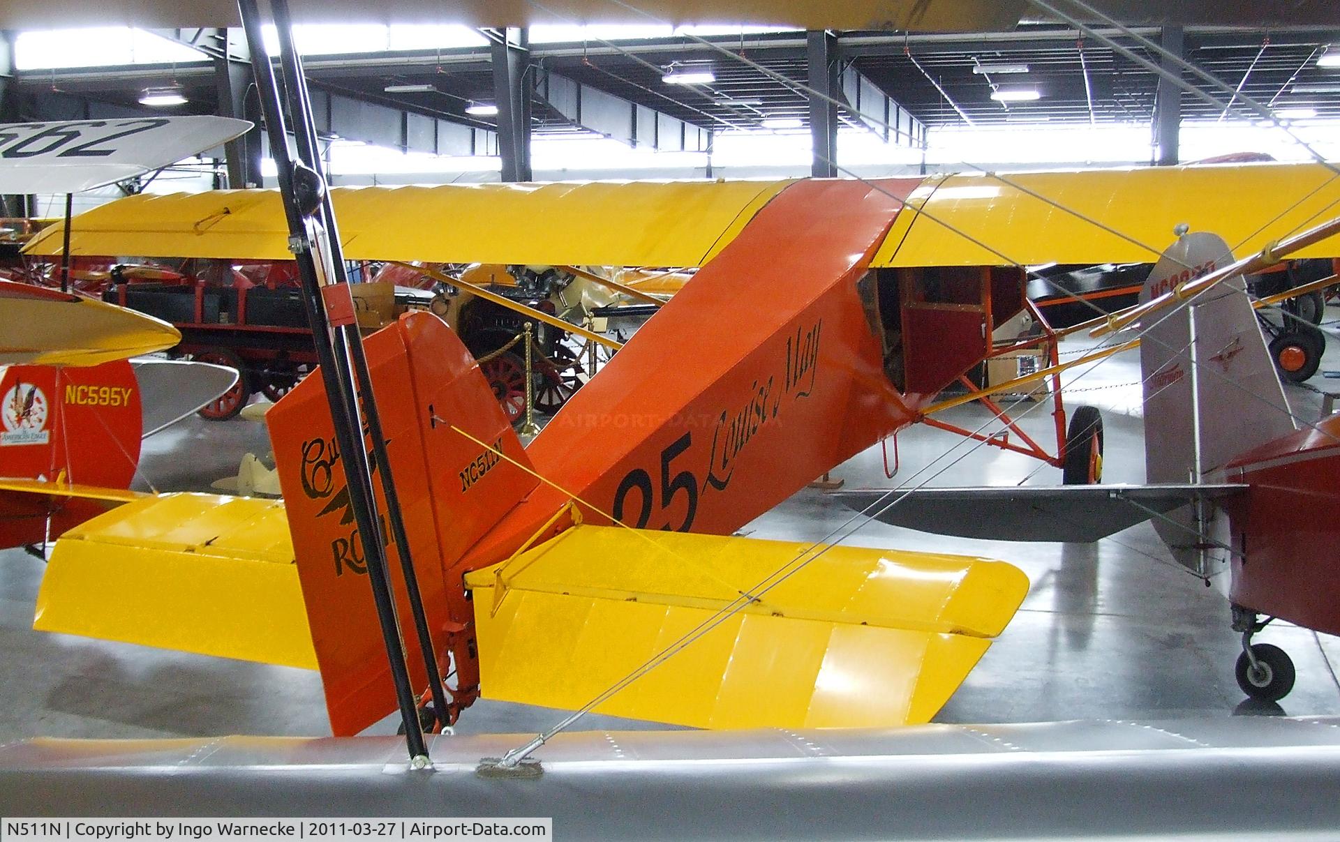 N511N, 1929 Curtiss-Wright Robin J-1 C/N 705, Curtiss-Wright Robin J-1 at the Western Antique Aeroplane and Automobile Museum, Hood River OR