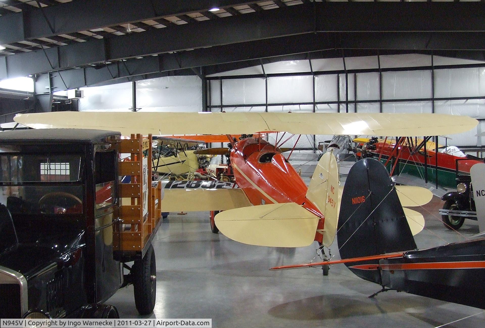 N945V, 1929 Bird A C/N 1046, Brunner-Winkle Bird A at the Western Antique Aeroplane and Automobile Museum, Hood River OR